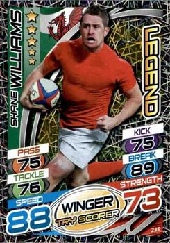 2015 Topps Rugby Attax #235 Shane Williams Front